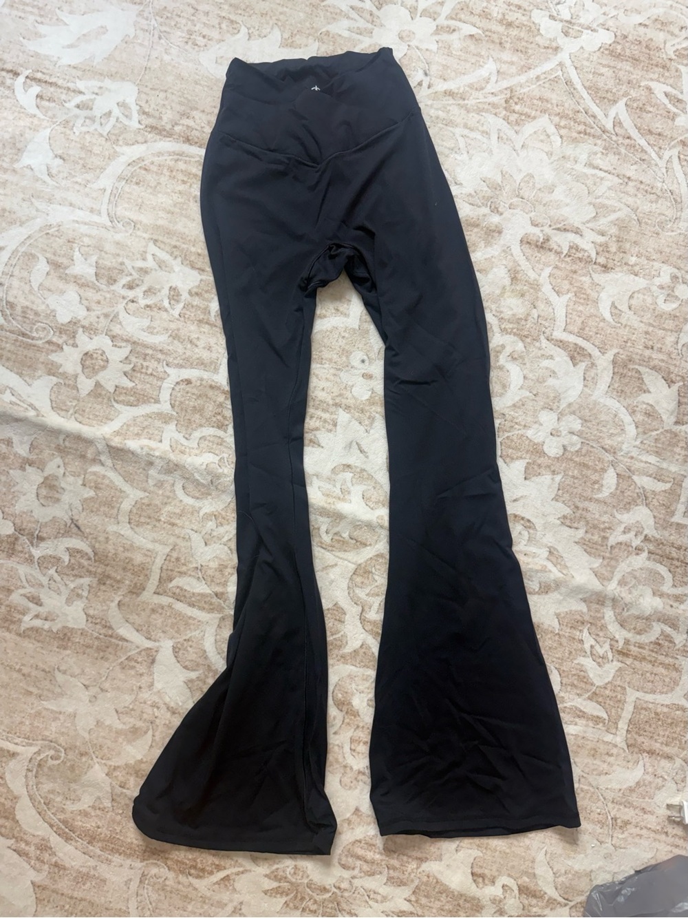 Black Flared Yoga Pants